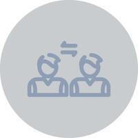 Social Distancing Creative Icon Design vector