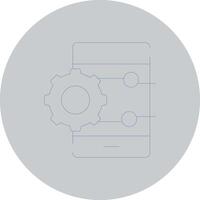 Project Management App Creative Icon Design vector