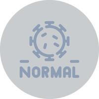 New Normal Creative Icon Design vector