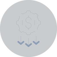 Low Startup Cost Creative Icon Design vector