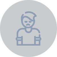 Depression Creative Icon Design vector
