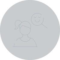 Complex Emotion Creative Icon Design vector