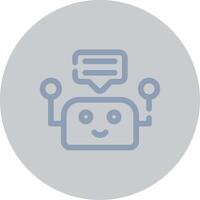 Chatbot Creative Icon Design vector