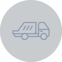 Garbage truck Creative Icon Design vector