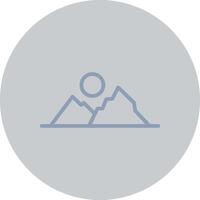 Mountains Creative Icon Design vector