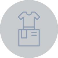 Clothes Box Creative Icon Design vector