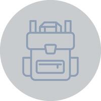 Backpack Creative Icon Design vector