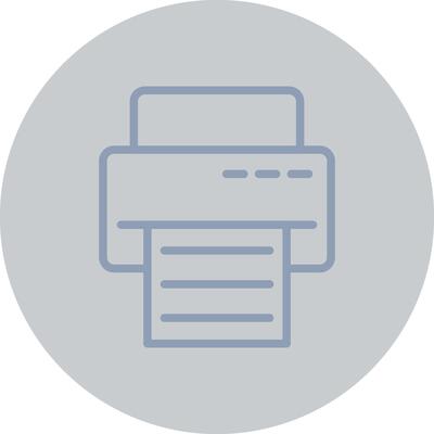 Printer Creative Icon Design