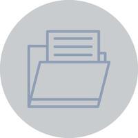 Document Folder Creative Icon Design vector