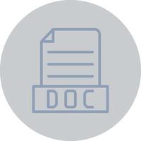 Doc Creative Icon Design vector