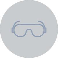 Lab Goggles Creative Icon Design vector