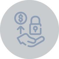 Private Offering Creative Icon Design vector