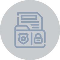 Confidential Creative Icon Design vector