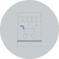 Personalized Web Store Creative Icon Design vector