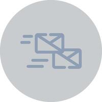 Mass Mailing Creative Icon Design vector