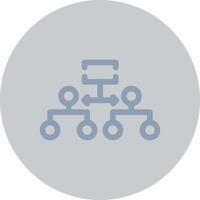 Labeled Hierarchy Creative Icon Design vector