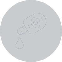 Medical Eye Drops Creative Icon Design vector