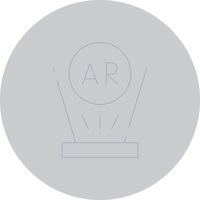 Augmented Reality Creative Icon Design vector