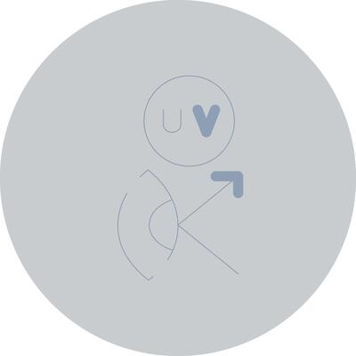 Blue Light Protection Creative Icon Design