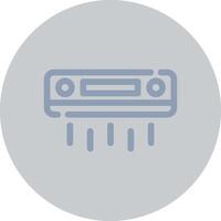 Air Conditioning Creative Icon Design vector