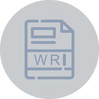 WRI Creative Icon Design vector