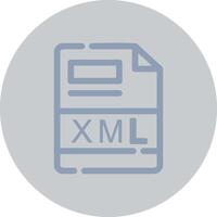 XML Creative Icon Design vector