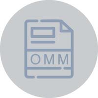 OMM Creative Icon Design vector