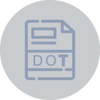 DOT Creative Icon Design vector