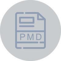 PMD Creative Icon Design vector