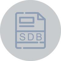 SDB Creative Icon Design vector