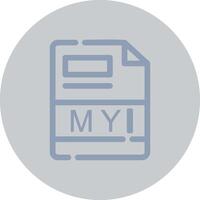 MYI Creative Icon Design vector