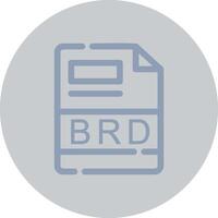 BRD Creative Icon Design vector