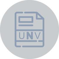 UNV Creative Icon Design vector