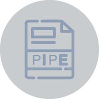 PIPE Creative Icon Design vector