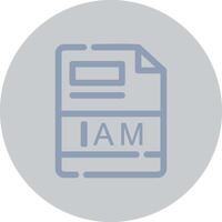 IAM Creative Icon Design vector
