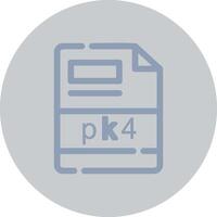 pk4 Creative Icon Design vector