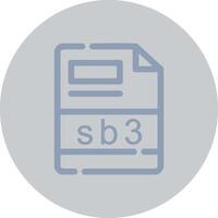 sb3 Creative Icon Design vector