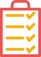 Checklist Creative Icon Design vector