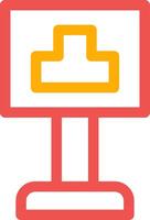 Intersection Creative Icon Design vector