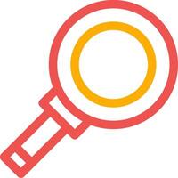 Magnifying Creative Icon Design vector