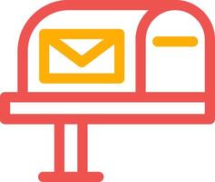 Mail Box Creative Icon Design vector