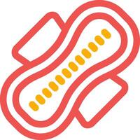 Sanitary Napkin Creative Icon Design vector