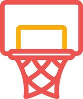 Basketball Hoop Creative Icon Design vector