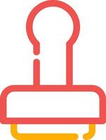 Stamp Creative Icon Design vector