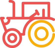 Tractor Creative Icon Design vector