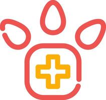 Veterinary Foot Creative Icon Design vector