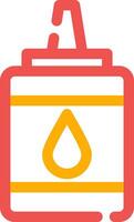 Glue Creative Icon Design vector