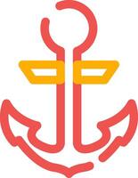 Anchor Creative Icon Design vector