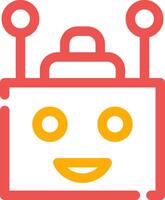 Chatbot Creative Icon Design vector