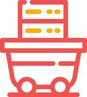 Data Mining Creative Icon Design vector